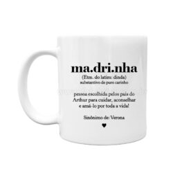 Caneca "Madrinha" (batismo) Personalizada