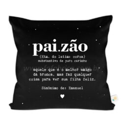 Almofada "Paizão" personalizada