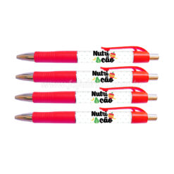 Canetas "Nutrição" Personalizadas (kit c/ 4 unidades)