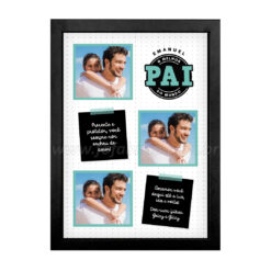 Quadro "Melhor Pai do Mundo" Personalizado