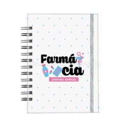 Caderno "Farmácia" Personalizado