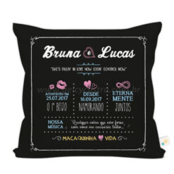 Almofada Chalkboard Personalizada