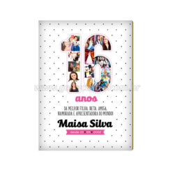 Quadro de Aniversário em MDF personalizado