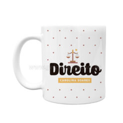 Caneca "Direito" Personalizada