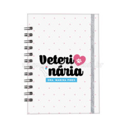 Caderno "Veterinária" Personalizado