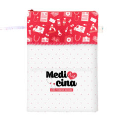 Pasta Porta Jaleco "Medicina" Personalizada
