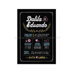 Quadro Chalkboard em MDF Personalizado