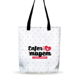 Bolsa "Enfermagem" Estilo Ecobag Personalizada