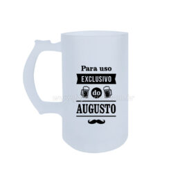 Caneca de Chopp "Para uso Exclusivo" Personalizada