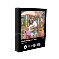 Polaroid 3d Spotify Code Fundo Preto