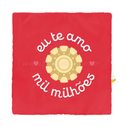 Capa de Almofada "Eu Te Amo Mil Milhões"