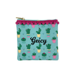 Porta Moedas Cactos (CLIQUE PARA PERSONALIZAR)