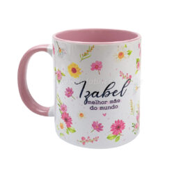 Caneca "Melhor Mãe" Personalizada c/ Nome
