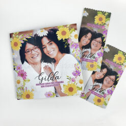 Mini Álbum de Figurinhas "Melhor Mãe do Mundo" Personalizado