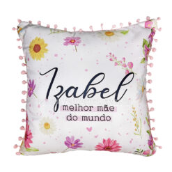 Almofada "Melhor Mãe" Personalizada c/ Nome