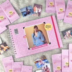Álbum de Figurinhas de Aniversário Personalizado c/ encadernação Wire-o
