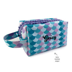 Necessaire Box Escamas (CLIQUE PARA PERSONALIZAR)