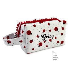 Necessaire Box Joaninhas (CLIQUE PARA PERSONALIZAR)