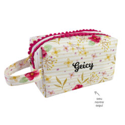 Necessaire Box Floral (CLIQUE PARA PERSONALIZAR)