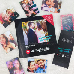 Mini Álbum de Figurinhas "Spotify Code" Personalizado