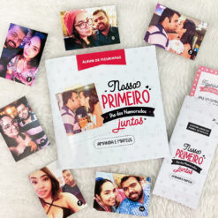 Mini Álbum de Figurinhas "Dia dos Namorados" Personalizado