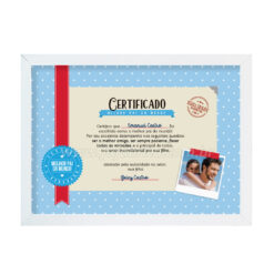 Certificado de Melhor Pai Personalizado