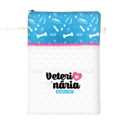Pasta Porta Jaleco "Veterinária" Personalizada