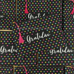 Necessaires Carteira "Gratidão" Personalizadas