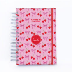 Planner de Conteúdo 2026 Personalizado (CLIQUE NO PRODUTO PARA ESCOLHER A ESTAMPA)