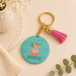 Chaveiro Tassel “Avó Profissional” Personalizado