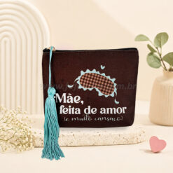 Porta Moedas “Feita de Amor e Cansaço” Personalizado