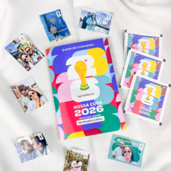 Mini Álbum de Figurinhas Nossa Copa Personalizado