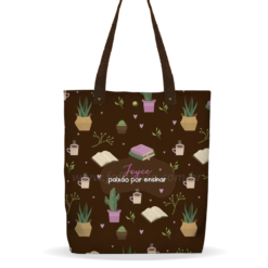 Bolsa "Paixão por Ensinar" Estilo Ecobag Personalizada